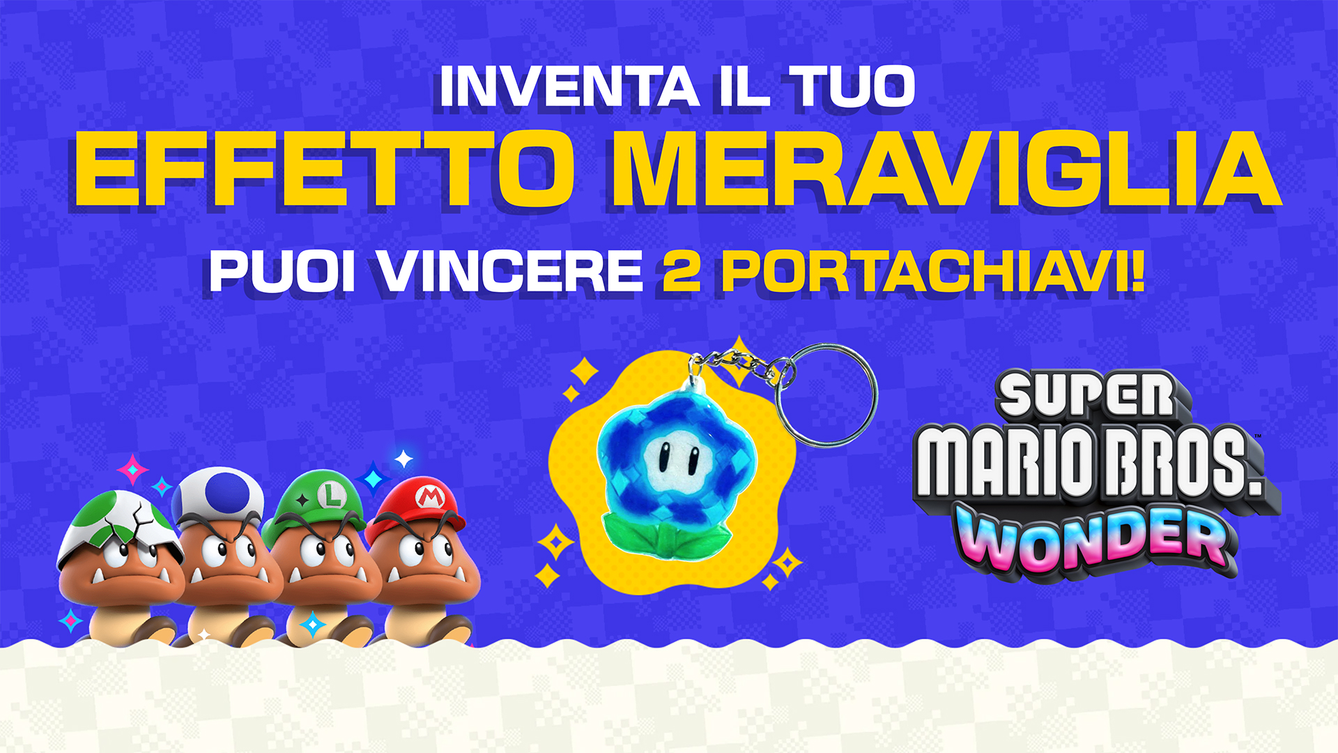 Vinci dei portachiavi di Super Mario Bros. Wonder inventando un effetto  meraviglia! – Mario's Castle