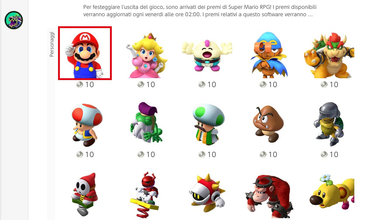 Super Mario RPG – Disponibili icone del remake sull'app Nintendo Switch  Online – Mario's Castle