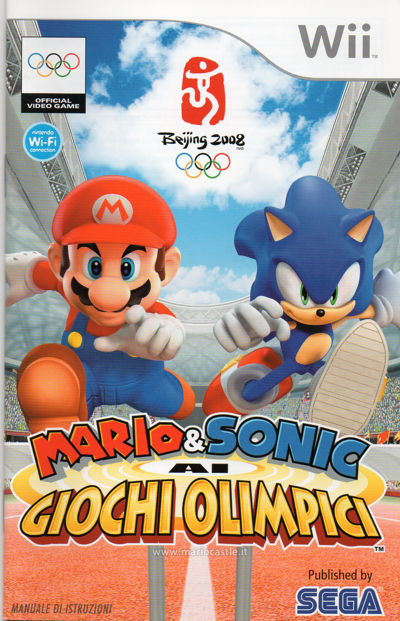Scan del manuale di Mario & Sonic ai Giochi Olimpici – Mario's Castle